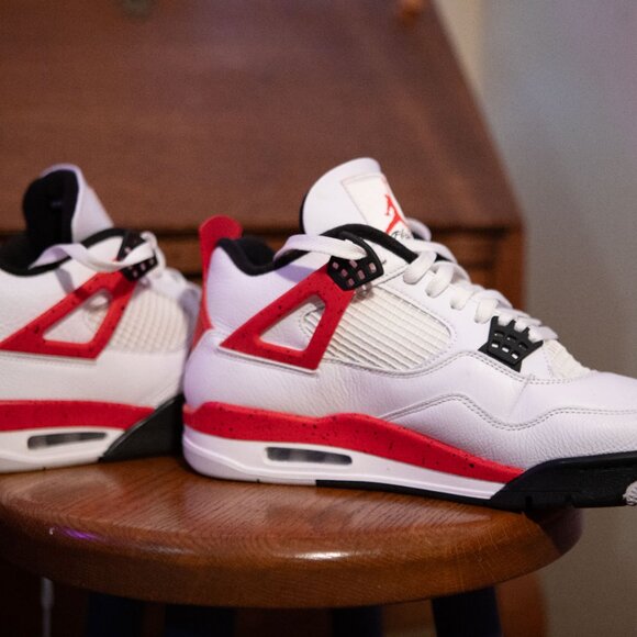 Nike Air Jordan 4 Retro Red Cement size 11 main image 4